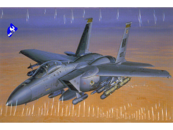 Academy maquettes avion 12264 F-15E Strike Eagle avec armement 1/