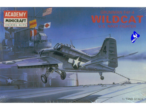 Academy maquettes avion 1650 Wilcat F4F-4 1/72