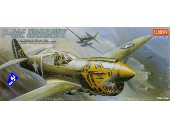 Academy maquettes avion 12468 P-40E Warhawk 1/72