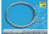 Aber tcs10 Cable Acier inoxydable de remorquage ø1.0mm, longueur 1m