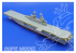 Eduard photodecoupe bateau 17033 USS Wasp LHD-1 1/700