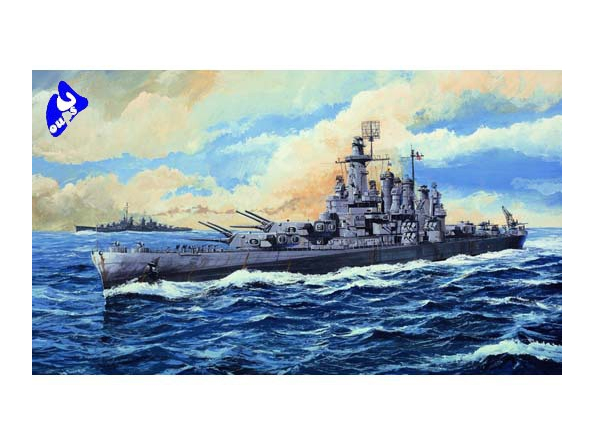 Trumpeter maquette bateau 05735 U.S.S Washington BB-56 1/700