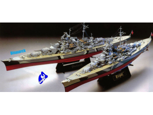 tamiya maquette bateau 78013 bismarck 1/350