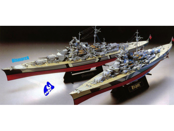 tamiya maquette bateau 78013 bismarck 1/350