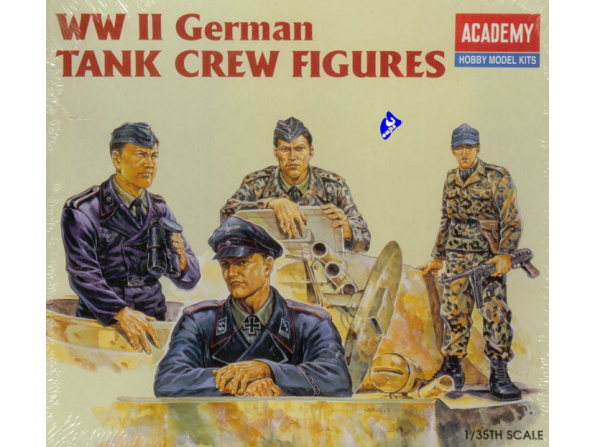 Academy maquette militaire 1371 German Tanker Figurines 1/35