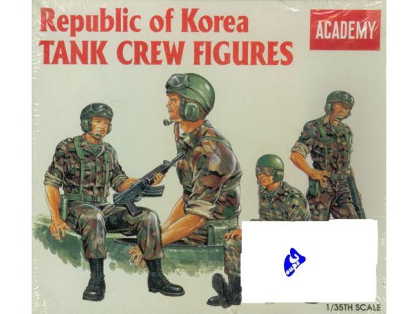 Academy maquette militaire 1369 ROK TANK crew figurines 1/35