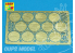 Aber 35A114 Couvercles de tonneaux allemand de 200l 1/35