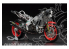 Hasegawa maquette moto 21503 YAMAHA YZR500 1988 1/12