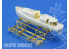 Eduard photodecoupe 53104 USS Arizona partie 3 Canots de sauvetage 1/200