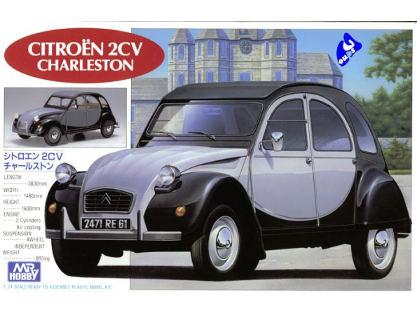 Mr Hobby Maquettes voiture G198 Citroên 2cv Charleston 1/24
