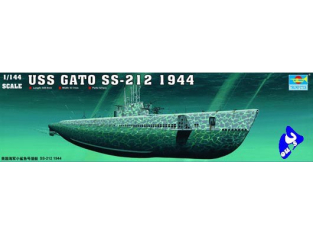 Trumpeter maquettes sous marin 05906 USS SS-212 "GATO" 1/144