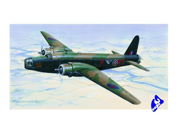 Trumpeter maquette avion 02823 VICKERS WELLINGTON Mk.III 1/48