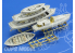 Eduard photodecoupe 53104 USS Arizona partie 3 Canots de sauvetage 1/200