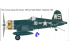 Trumpeter maquette avion 02222 U.S. VOUGHT F4U-4 &quot;CORSAIR&quot; 1/32