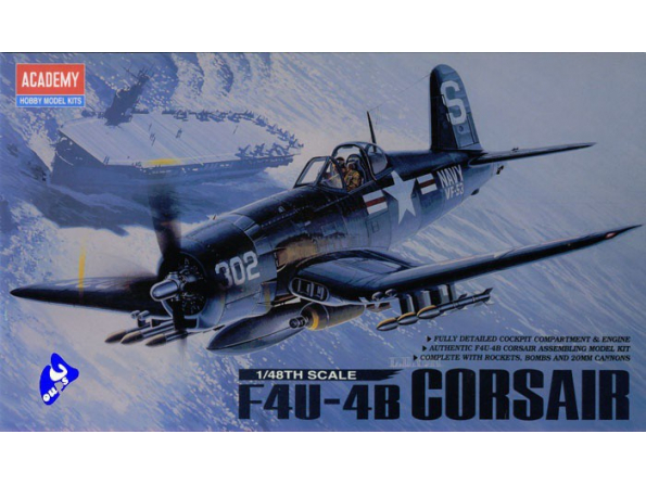 Academy maquettes avion 2124 F4U-4B Corsair 1/48