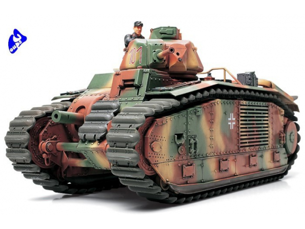 Tamiya maquette militaire 35287 Char B1Bis Armée Allemande 1/35