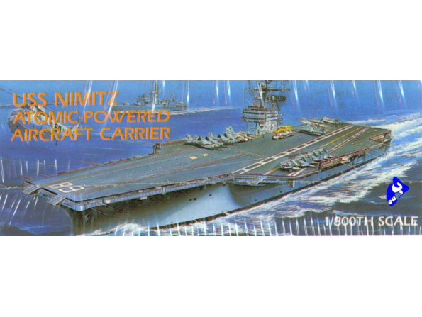 Academy maquette bateau 1439 USS Nimitz 1/800