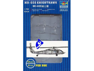 Trumpeter maquette avion 03436 HELICOPTERES MH-60S KNIGHTHAWK 1/