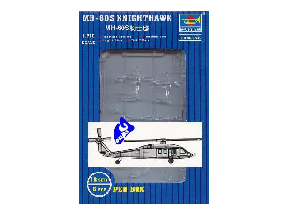 Trumpeter maquette avion 03436 HELICOPTERES MH-60S KNIGHTHAWK 1/