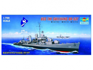 trumpeter maquette bateau 05731 USS THE SULLIVANS DD-537 1/700