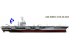 Trumpeter maquette bateau 05739 USS CVN-68 &quot;NIMITZ&quot; 1/700