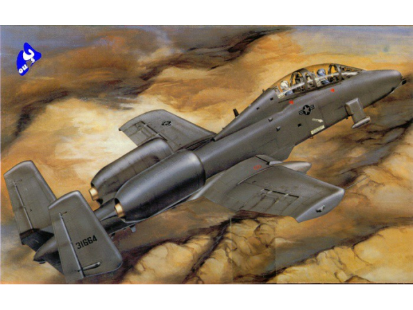 Trumpeter maquette avion 02215 A-10A BI-PLACE 1/32