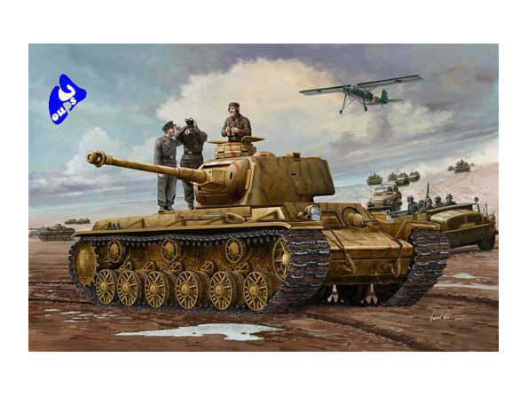 trumpeter maquette militaire 00366 Pz Kpfm KV-1 756(r) 1/35