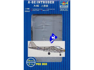 Trumpeter maquette avion 03421 A-6E INTRUDER 1/700