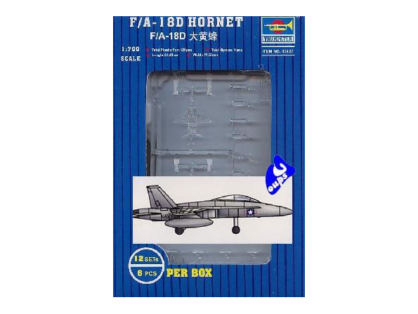 Trumpeter maquette avion 03427 F/A-18D HORNET 1/700