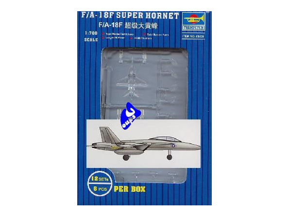 Trumpeter maquette avion 03429 F/A-18F SUPER HORNET 1/700