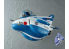 HASEGAWA maquette avion 60123 T-4 BLUE IMPULSE EGG PLANE