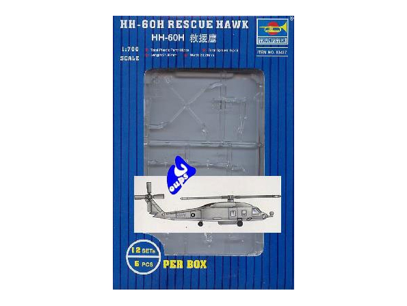 Trumpeter maquette avion 03437 HELICOPTERES HH-60H RESCUE HAWK 1