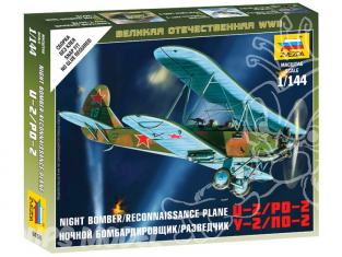Zvezda maquette avion 6150 Polikarpov PO-2 1/144