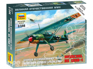Zvezda maquette avion 6184 Henschel HS 126B-1 1/144