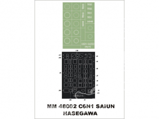 Montex Maxi Mask MM48002 C6N1 Saiun Hasegawa 1/48