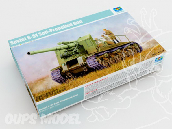 Trumpeter maquette militaire 05583 Canon automoteur Sovietique S-51 1/35