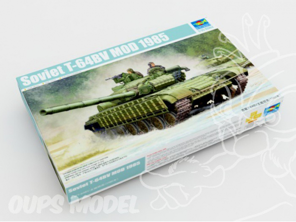 Trumpeter maquette militaire 05522 Char moyen Sovietique T-64BV Mod 1985 1/35