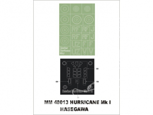 Montex Maxi Mask MM48013 Hurricane Mk I Hasegawa 1/48