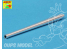 Aber 16L07 Fut de canon pour German 3,7cm KwK A 7 L/42 pour Pz.Kpfw. 38(t) Panda Model 1/16