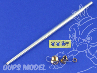 Aber 35L067n Canon Allemand 88mm Pak 43/3 L/71 pour Jagdpanther Ausf. G1 debut de production pour kit Dragon 1/35