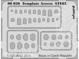 Eduard photodecoupe 00030 Pochoirs - gabarits divers