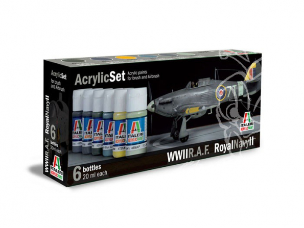 peinture maquette Italeri 444 Set Peintures RAF/Royal Navy