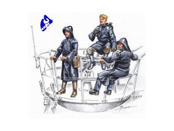 CMK figurine 72133 EQUIPAGE U BOAT DE QUART 1/72