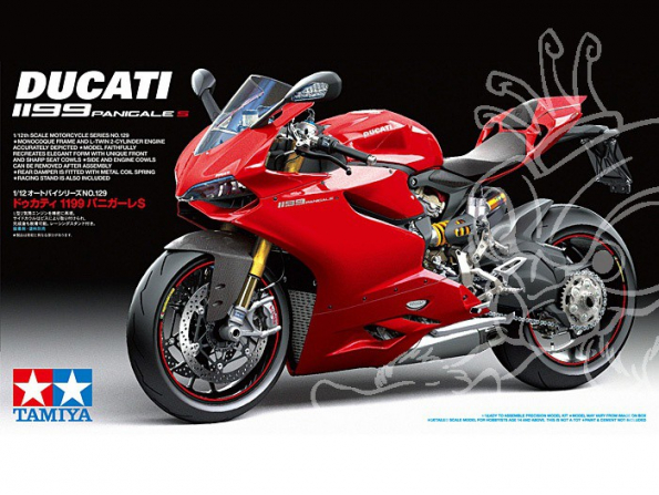 Tamiya maquette moto 14129 Ducati 1199 Panigale S 1/12