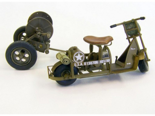 Plus Model 438 Scooter US Aeroporte avec bobine 1/35