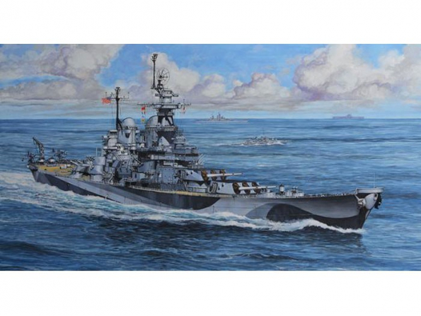 Revell maquette bateau 05128 USS Missouri (BB-63) 1/1200