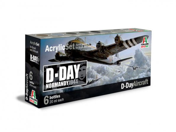 peinture maquette Italeri 445 Set Peintures Avions D-Day Normandy 1944