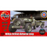 Airfix maquette militaire 02339 Jeep aéroportée anglaise avec remorque et 75mm pack 1/72