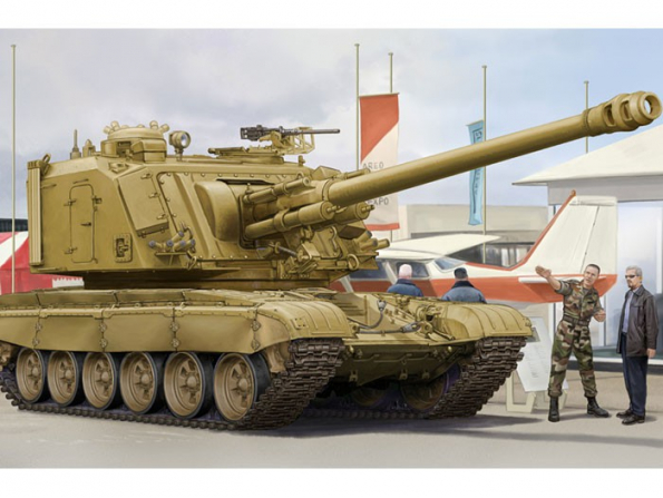 HOBBY BOSS maquette militaire 83835 GCT 155mm AU-F1 SPH Basé sur le T-72 1/35