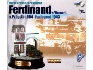 Dragon miniature militaire 60202 Diorama Ferdinand 1/72